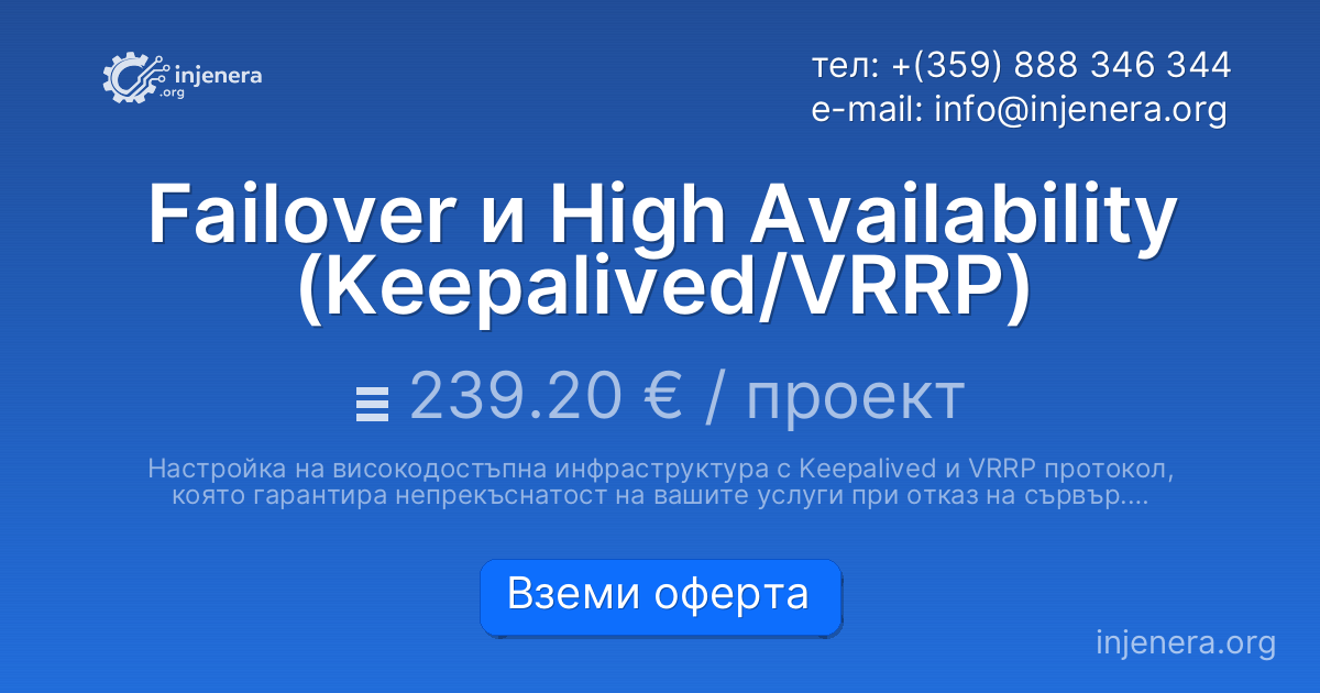 Failover и High Availability (Keepalived/VRRP)
