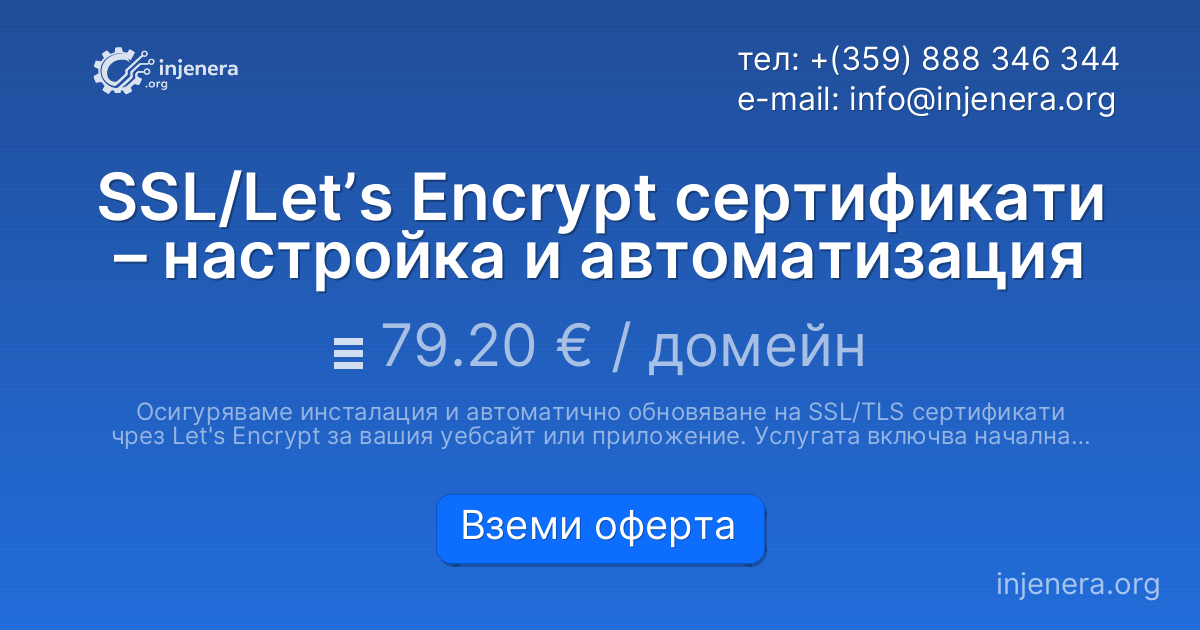 SSL/Let’s Encrypt сертификати – настройка и автоматизация