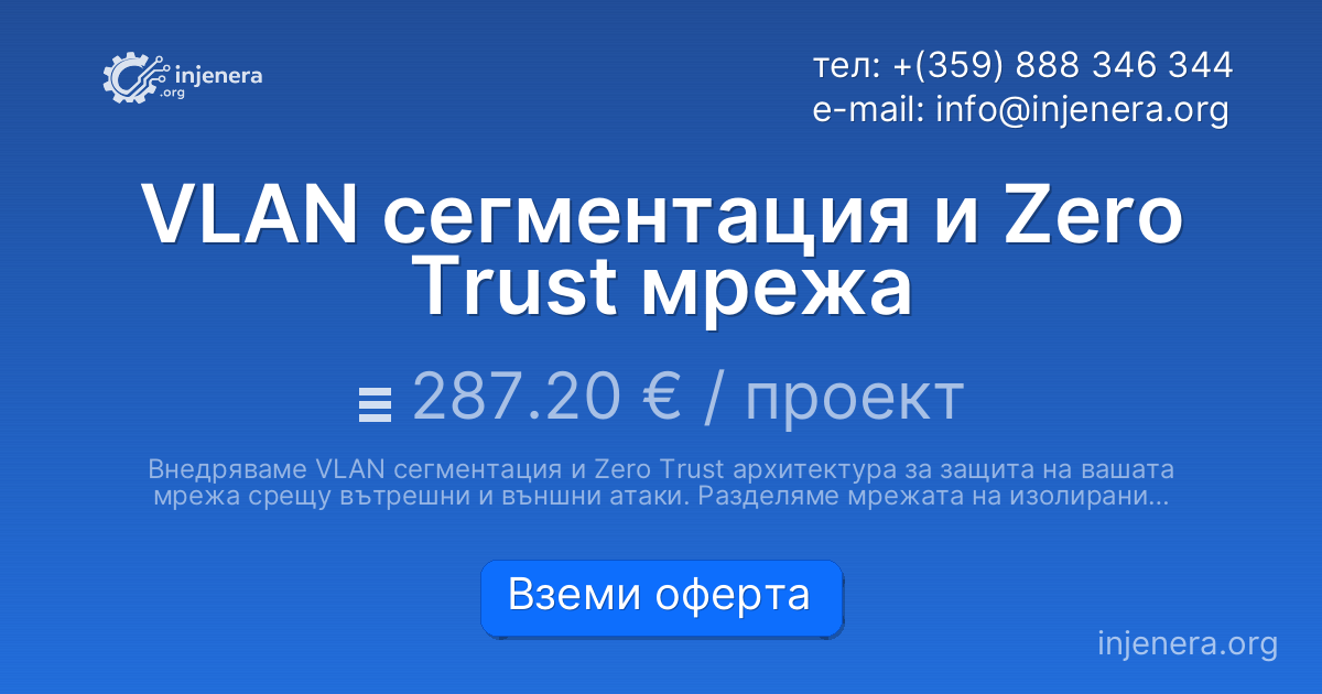 VLAN сегментация и Zero Trust мрежа